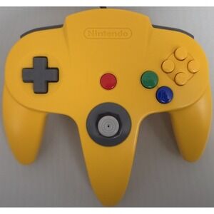 Nintendo 64 Yellow OEM Controller - N64 - Kitsch-Bent Rebuilt‎